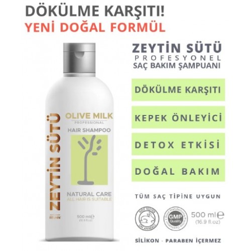 Fitamin Zeytin Sütü Saç Dökülmesine Karşı Şampuan 500 ml